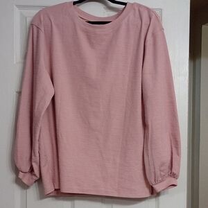 Pink Long Sleeve Top